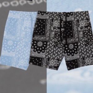 TALENTLESS FRENCH TERRY SHORTS - PAISLEY - Med